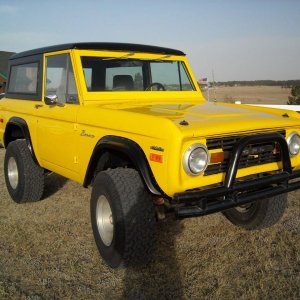 1971 Ford Bronco Viper Yellow RF